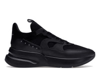 Alexander McQueen Oversized Runner Black Silver