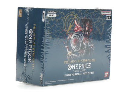Bandai One Piece Card Game Pillars of Strength Booster Box (OP-03) (English) - authentic Bandai product