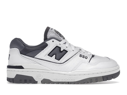 New Balance 550 White Grey Dark Grey - authentic New Balance sneakers