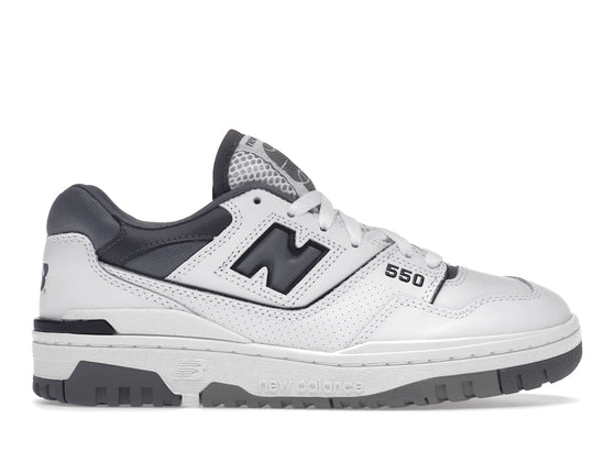 New Balance 550 Weiß Grau Dunkelgrau