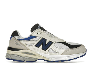 New Balance 990v3 MiUSA White Blue - authentic New Balance sneakers