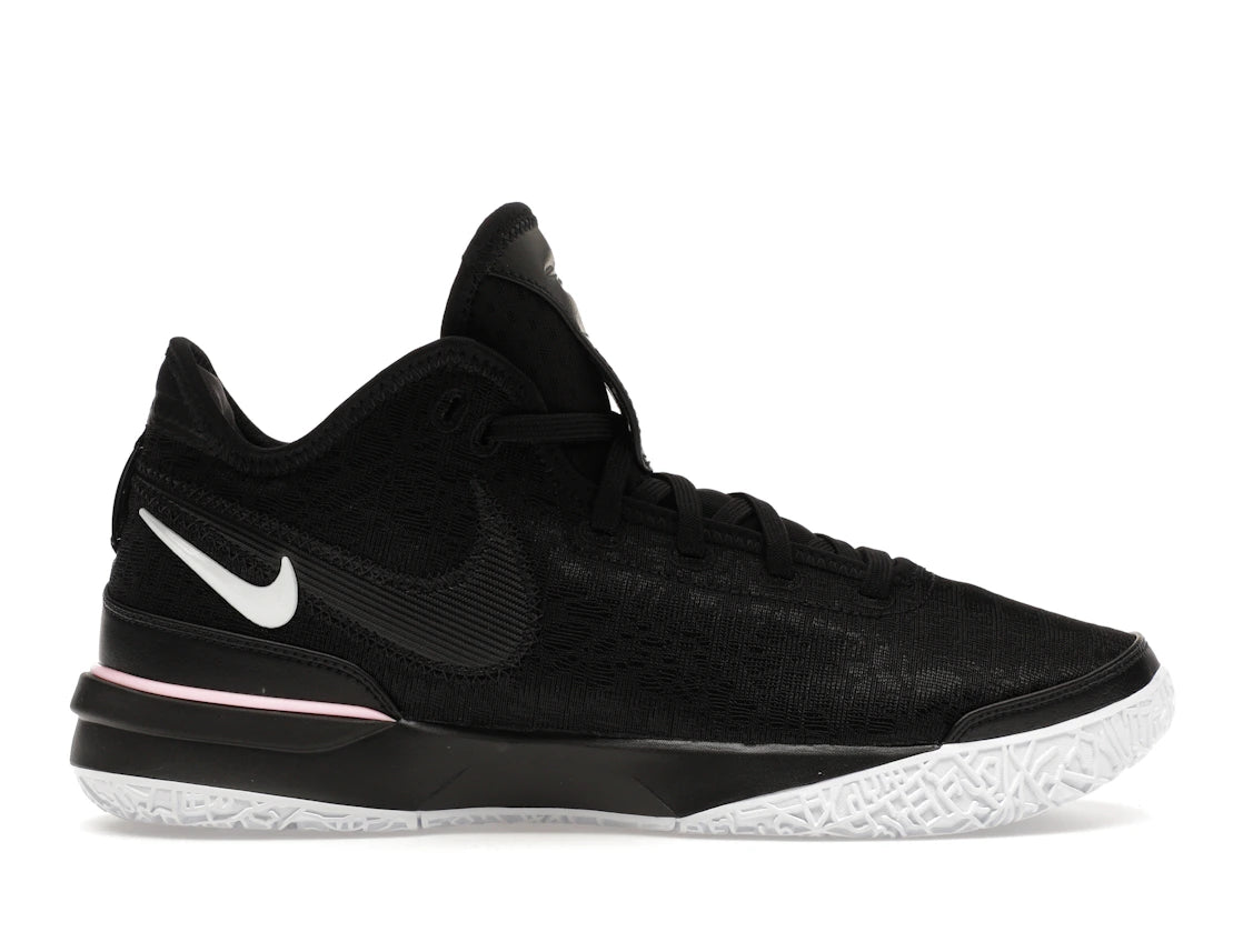 Nike Zoom LeBron NXXT Gen Black White Medium Soft Pink - vue 360