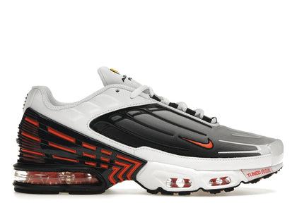 Nike Air Max Plus 3 White Black Team Orange - authentic Nike sneakers