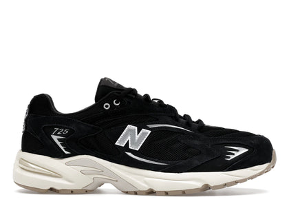 New Balance 725 Black Metallic Silver - authentic New Balance sneakers