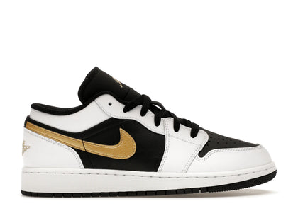 Jordan 1 Low Gold Swoosh (GS) - authentic Jordan sneakers