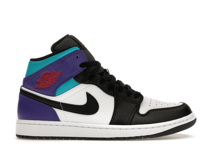 Jordan 1 Mid Court Purple Tropical Twist - authentic Jordan sneakers
