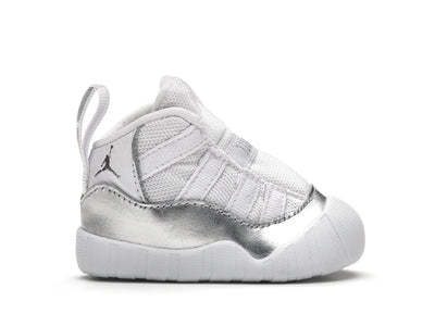 Jordan 11 Crib Bootie White Platinum (I)