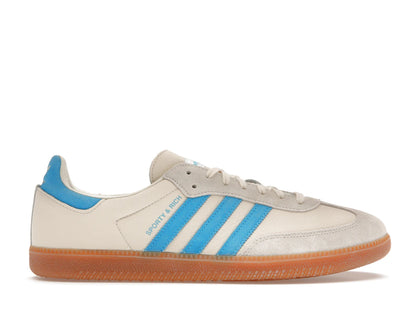 adidas Samba OG Sporty & Rich Cream Blue - authentic adidas sneakers