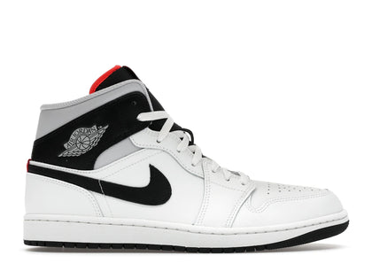 Jordan 1 Mid White Neutral Grey Infrared - authentic Jordan sneakers