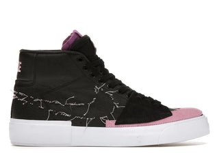 Nike SB Zoom Blazer Mid Edge Black Pink Rise - authentic Nike sneakers