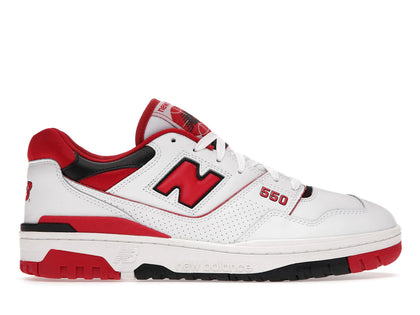 New Balance 550 White Red - authentic New Balance sneakers