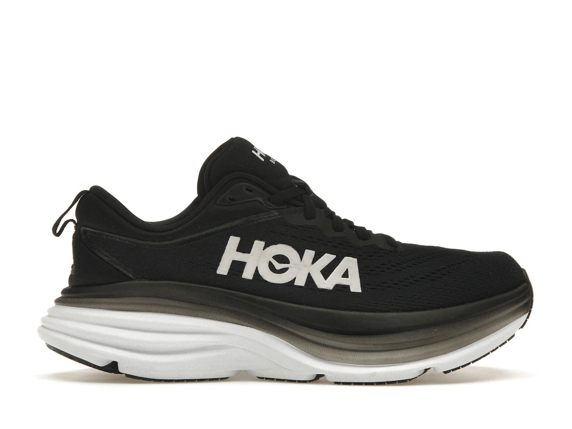 Hoka One One Bondi 8 Schwarz Weiß (Damen)