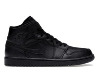 Jordan 1 Mid Triple Black (GS) %