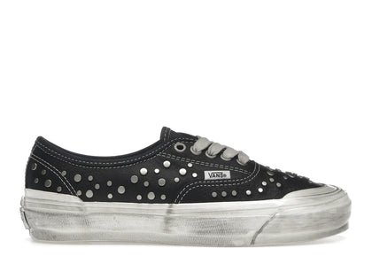 Vans Premium Authentic Nocturnal Black Studded Leather - authentic Vans sneakers