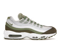 Nike Air Max 95 White Medium Olive Oil Green