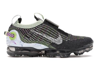 Nike Air VaporMax 2020 Flyknit Black Barely Volt (Women's) - authentic Nike sneakers