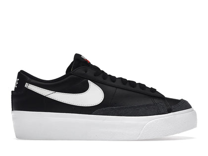 Nike Blazer Low Platform Black White (Women's) - authentic Nike sneakers