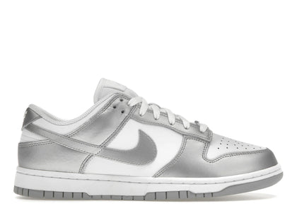 Nike Dunk Low Metallic Silver (Women's) - authentic Nike sneakers