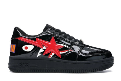 A Bathing Ape Bape Sta Low Shark Black - authentic BAPE sneakers
