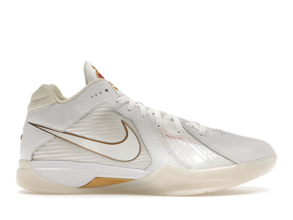 Nike KD 3 Retro White Metallic Gold - authentic Nike sneakers
