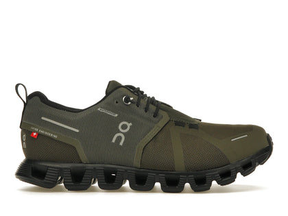 On Running Cloud 5 Waterproof Olive Black (Women's) - authentic On sneakers