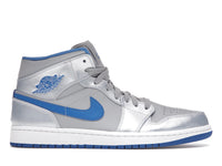 Jordan 1 Mid Wolf Grey Sport Blue