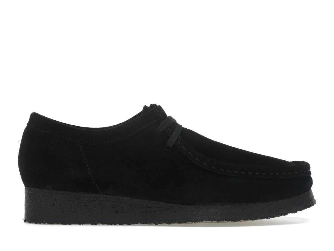 Clarks Originals Wallabee Boot Black Suede - vue 360