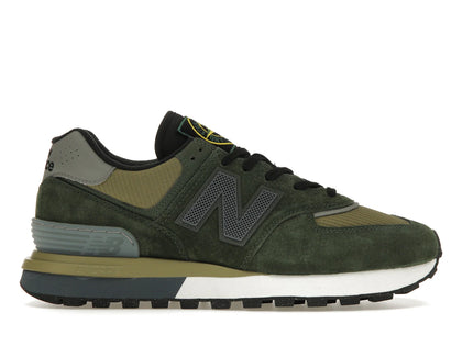 New Balance 574 Legacy Stone Island Dark Green - authentic New Balance sneakers