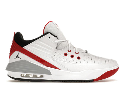 Jordan Max Aura 5 White Varsity Red - authentic Jordan sneakers