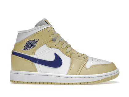 Jordan 1 Mid Lemon Wash Lapis (Women's) - authentic Jordan sneakers