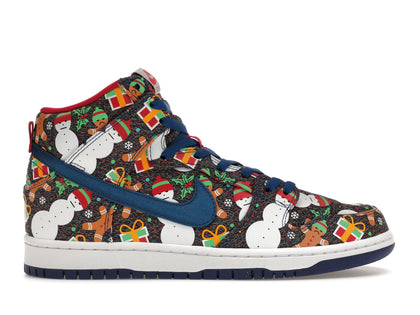 Nike SB Dunk High Concepts Ugly Christmas Sweater (2017) - authentic Nike apparel