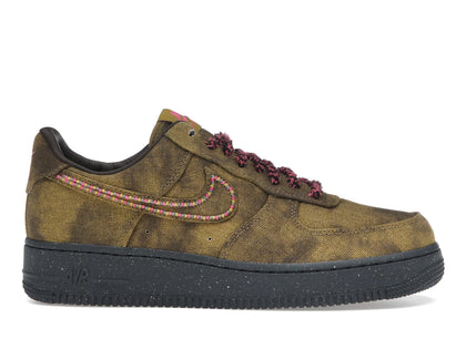 Nike Air Force 1 Low '07 QS Boucle Desert Moss Fierce Pink - authentic Nike sneakers