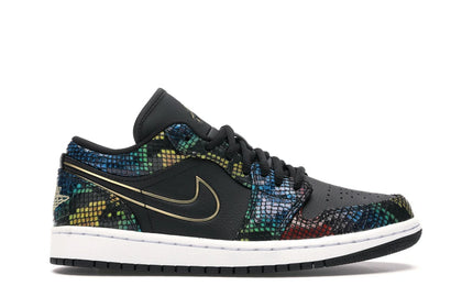 Jordan 1 Low Multicolor Snakeskin (2020) (Women's) - authentic Jordan sneakers