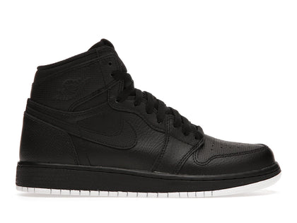Jordan 1 Retro High Black Perforated (GS) - authentic Jordan sneakers