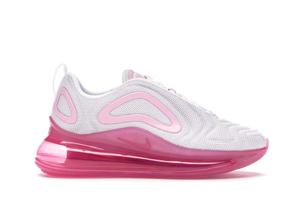Nike Air Max 720 White Pink Rise Laser Fuchsia (Women's) - authentic Nike sneakers