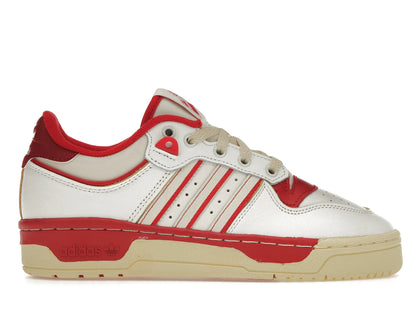 adidas Rivalry Low 86 Core White Off White Team Power Red - authentic adidas sneakers