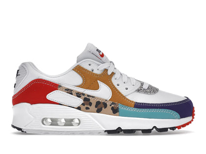 Nike Air Max 90 SE Animal White (Women's) - authentic Nike sneakers