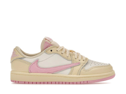 Jordan 1 Retro Low OG SP Travis Scott Shy Pink (PS) - authentic Jordan sneakers