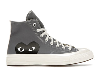 Converse Chuck Taylor All Star 70 Hi Comme des Garcons PLAY Grey - authentic Converse sneakers