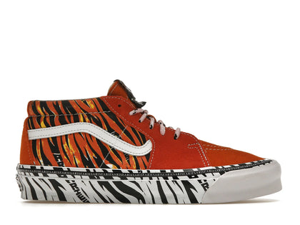 Vans Vault UA OG Sk8-Mid LX Aries Tiger Orange - authentic Vans sneakers