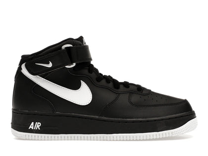 Nike Air Force 1 Mid '07 Black White Sole - authentic Nike sneakers