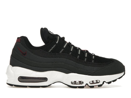Nike Air Max 95 Anthracite Team Red - authentic Nike sneakers
