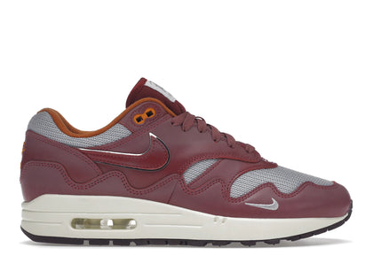 Nike Air Max 1 Patta Waves Rush Maroon (without Bracelet) - authentic Nike sneakers