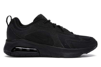 Nike Air Max 200 Triple Black (Women's) - authentic Nike sneakers
