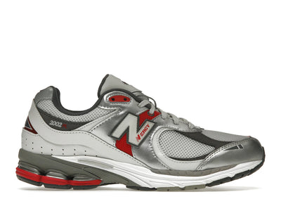 New Balance 2002R Silver Metallic Team Red