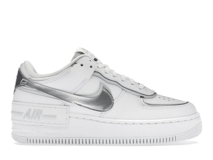 Nike Air Force 1 Low Shadow White Pure Platinum Metallic Silver (Women's) - authentic Nike sneakers