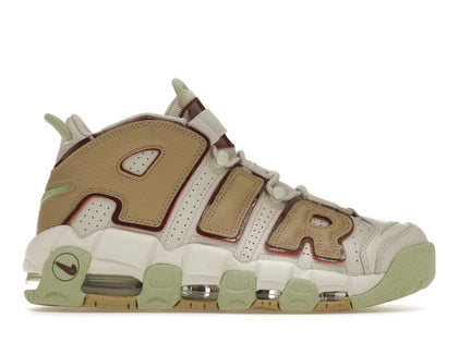 Nike Air More Uptempo Light Bone Alligator (Women's) - authentic Nike sneakers
