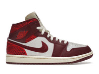 Jordan 1 Mid SE Tiki Leaf Team Red (Damen)