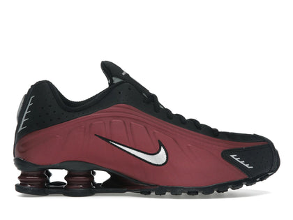 Nike Shox R4 Black Team Red (Women's) - authentic Nike sneakers