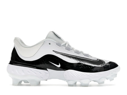 Nike Alpha Huarache Elite 4 Low White Pure Platinum Black - authentic Nike sneakers